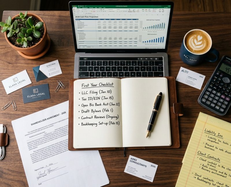 Your First Year in Business: Accounting and Legal Checklist